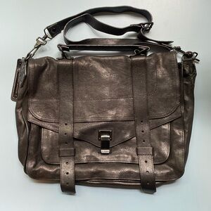 Proenza Schouler PS1 Large black leather bag